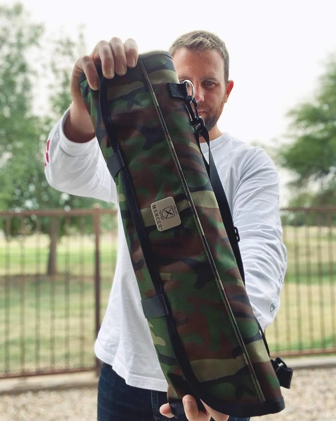 Mercer Culinary 7-Pocket Knife Roll Storage Bag, Camouflage