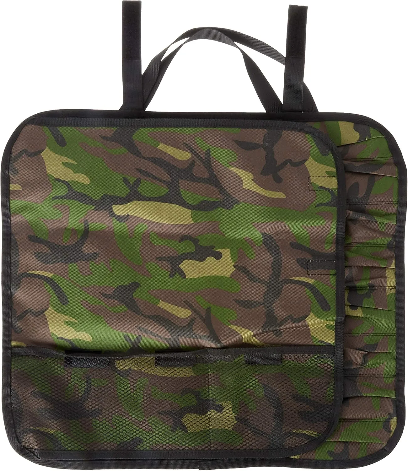 Mercer Culinary 7-Pocket Knife Roll Storage Bag, Camouflage