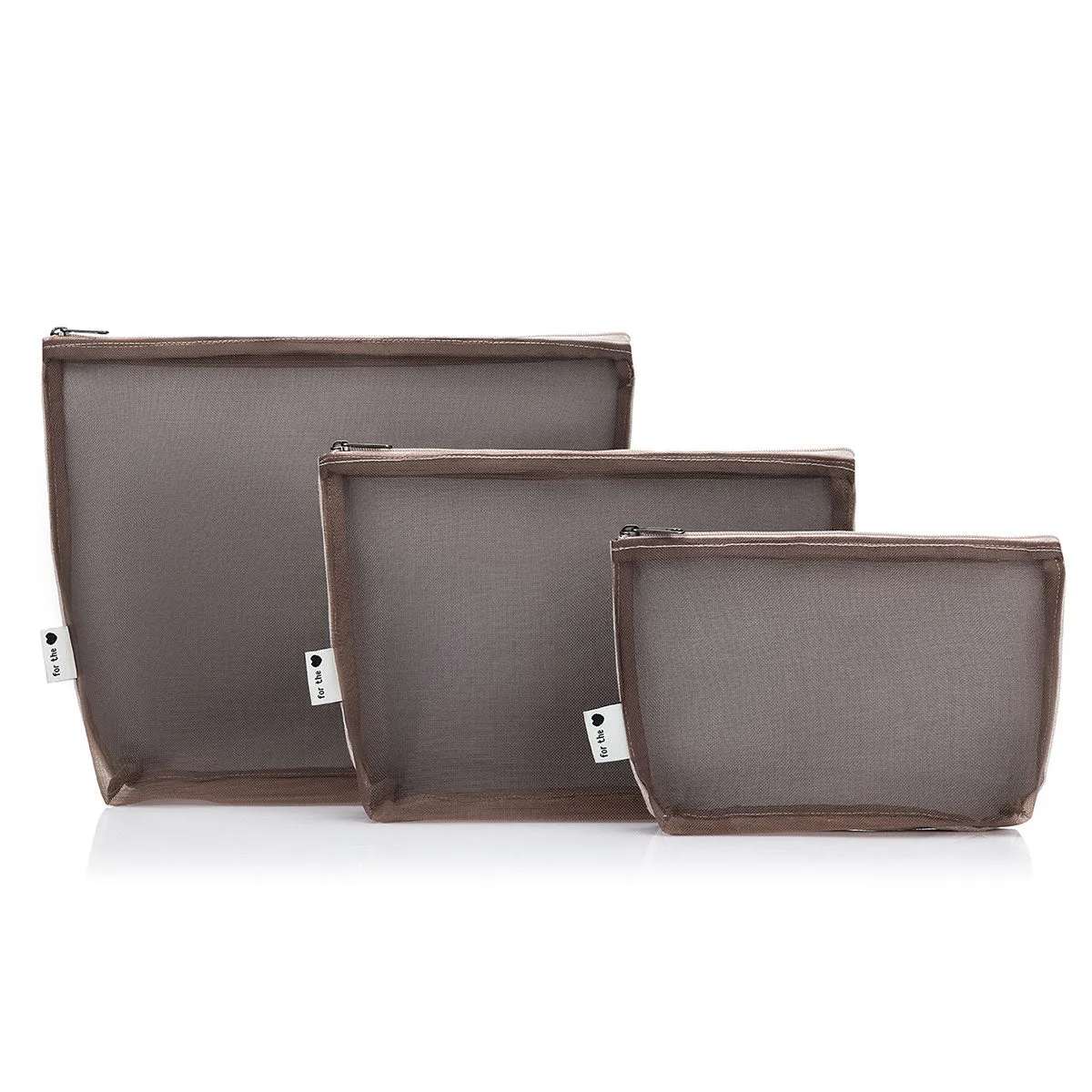 Mesh   Zip Collection | Linen Pebble