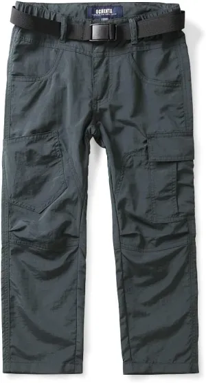 Mesinsefra Kids'Cargo Pants,Boy's Casual Outdoor Quick Dry Lightweight Hiking Climbing Camping Fishing Trousers