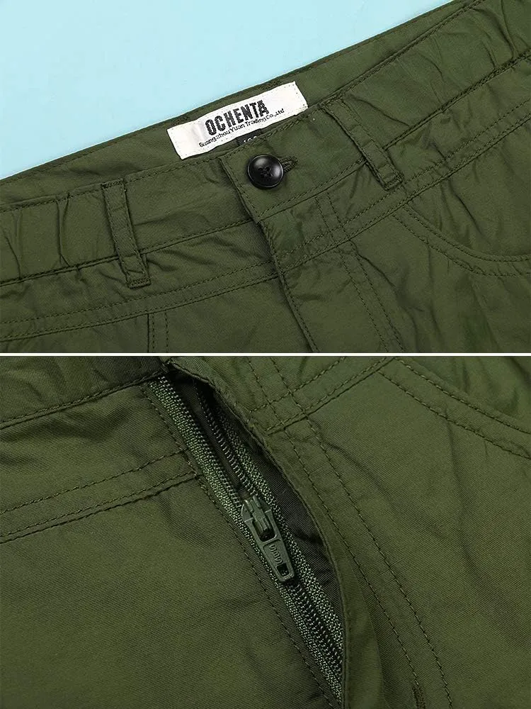 Mesinsefra Kids'Cargo Pants,Boy's Casual Outdoor Quick Dry Lightweight Hiking Climbing Camping Fishing Trousers