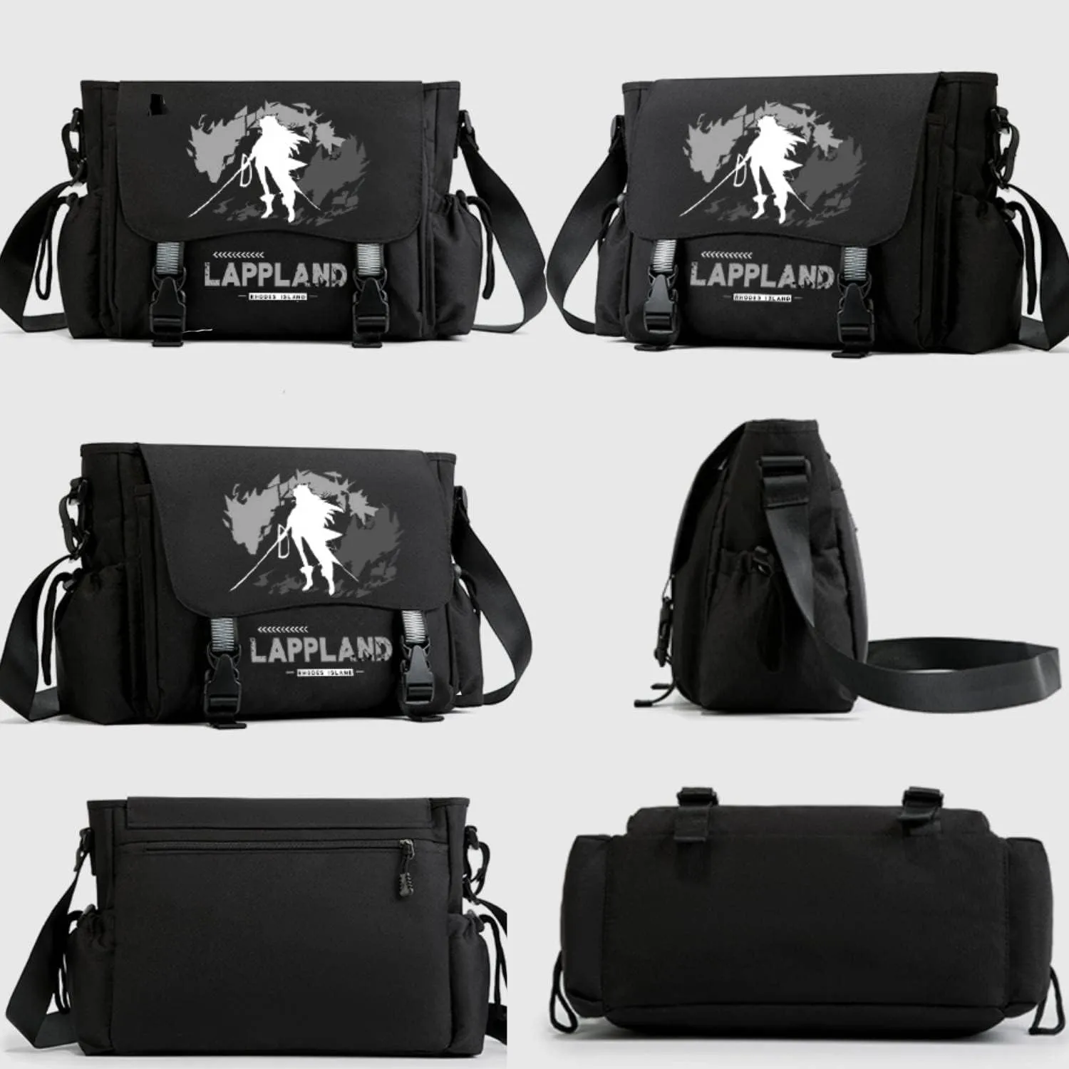 Messenger Bag for Arknights Amiya Texas Lappland Exusiai Cosplay, Shoulder Bag Crossbody Pack Laptop Bag