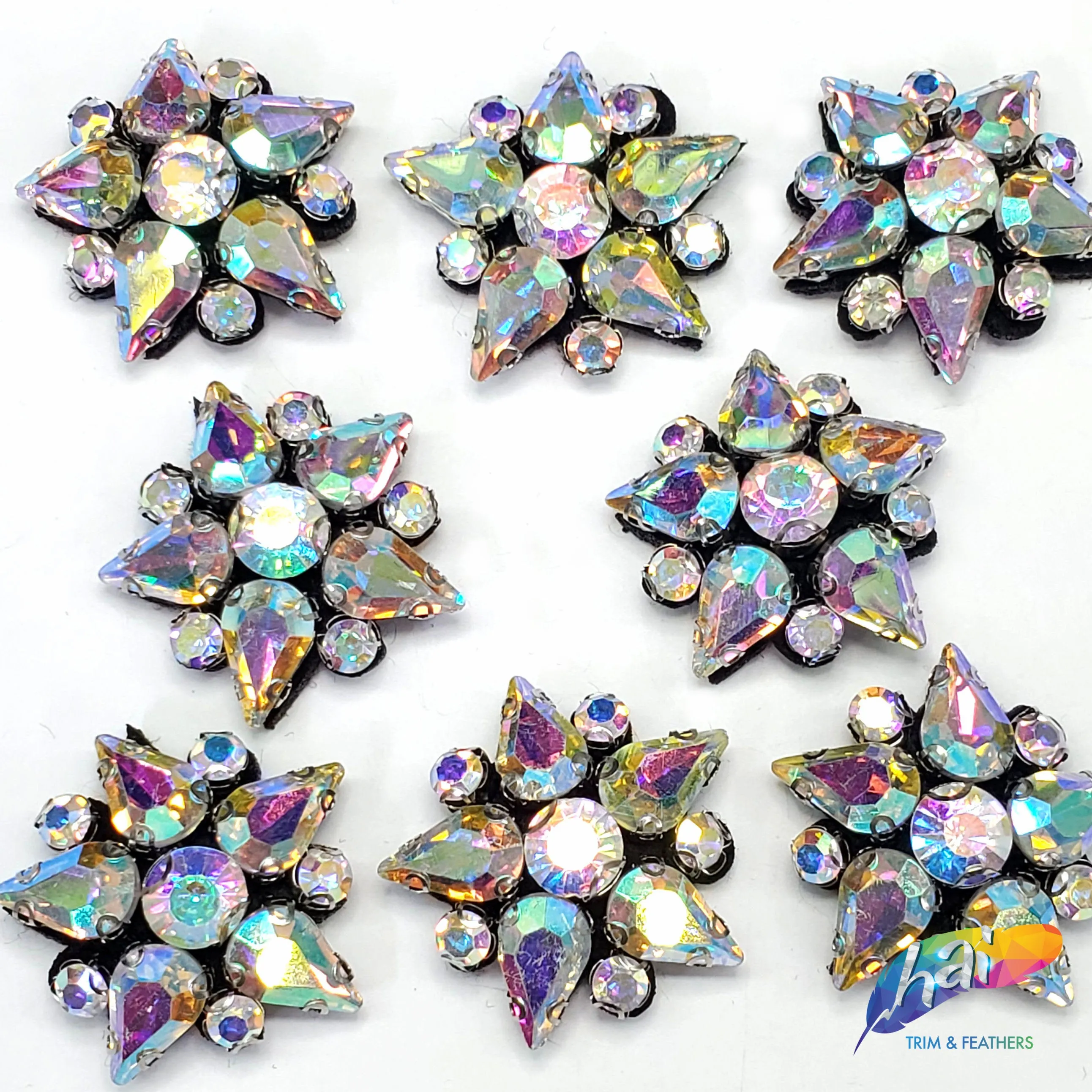 Mini Star Rhinestone Appliques (sold per piece), BA-083