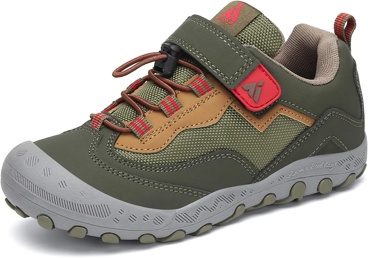 Mishansha Boy's Girl's Hiking Shoes Low Top Sneakers Outdoor Trekking Walking Climbing Running Shoes