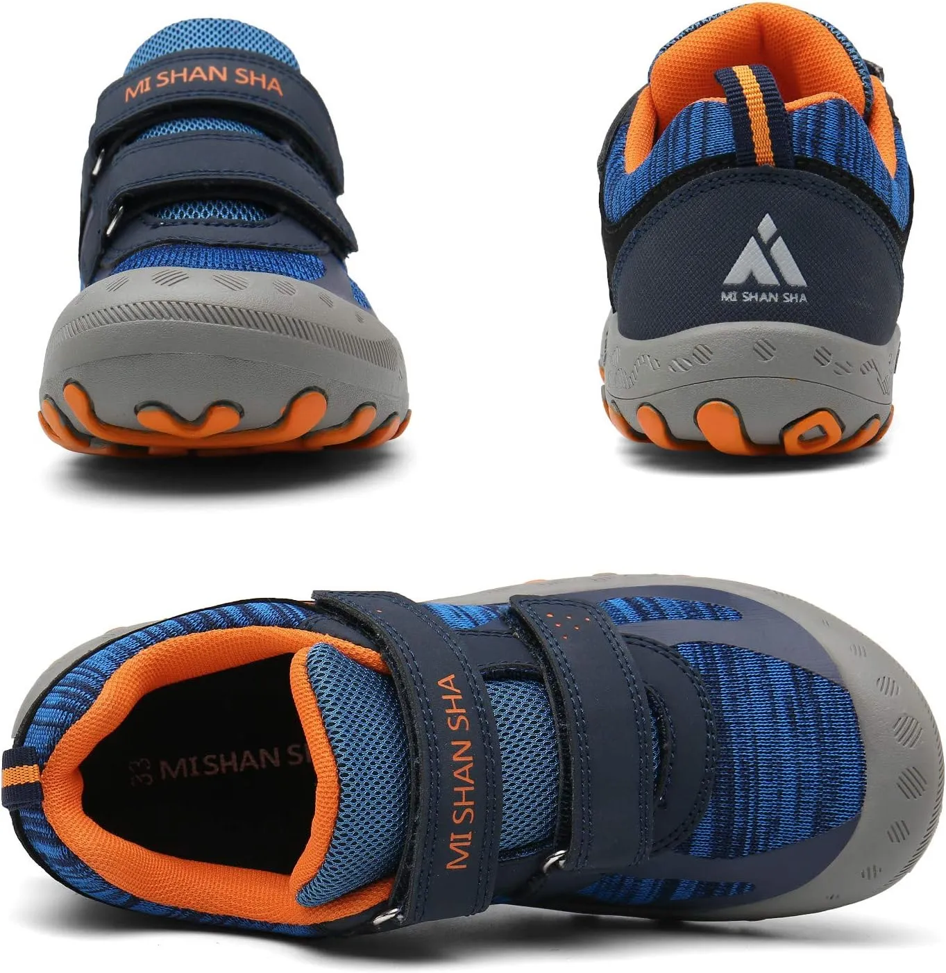 Mishansha Boy's Girl's Hiking Shoes Low Top Sneakers Outdoor Trekking Walking Climbing Running Shoes