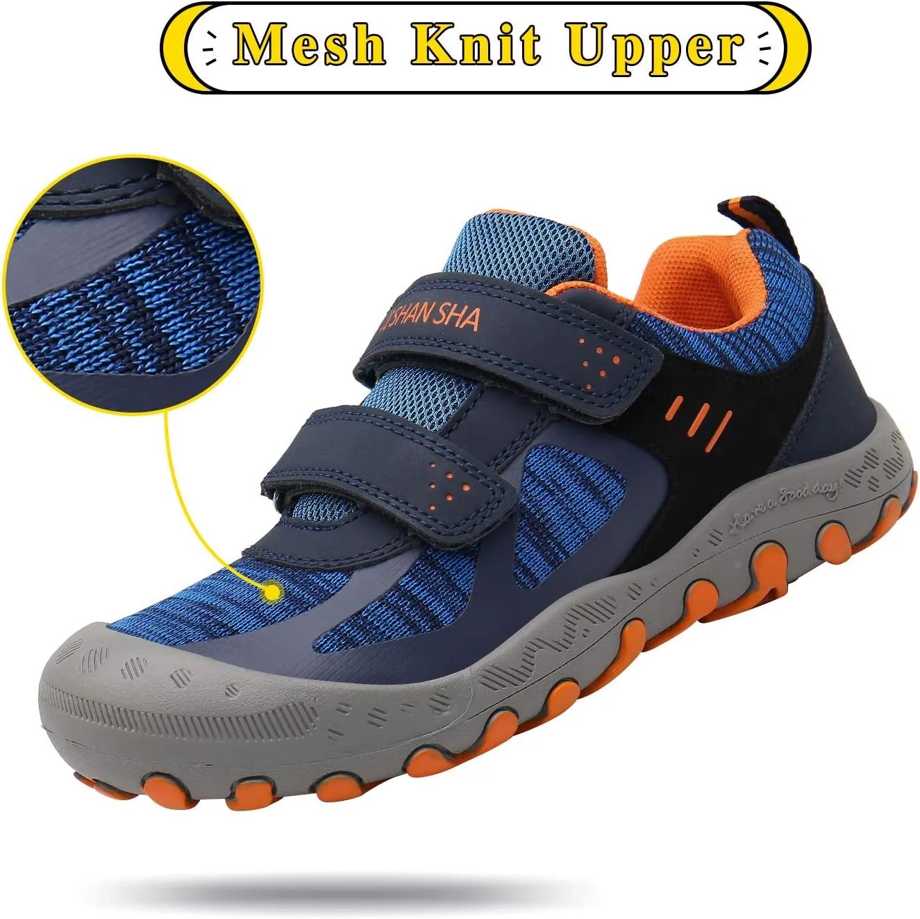 Mishansha Boy's Girl's Hiking Shoes Low Top Sneakers Outdoor Trekking Walking Climbing Running Shoes