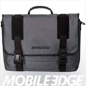 Mobile Edge Laptop Messenger Bag for Men and Women, Fits Up To 17.3 Inch Laptops, Graphite, MEGME