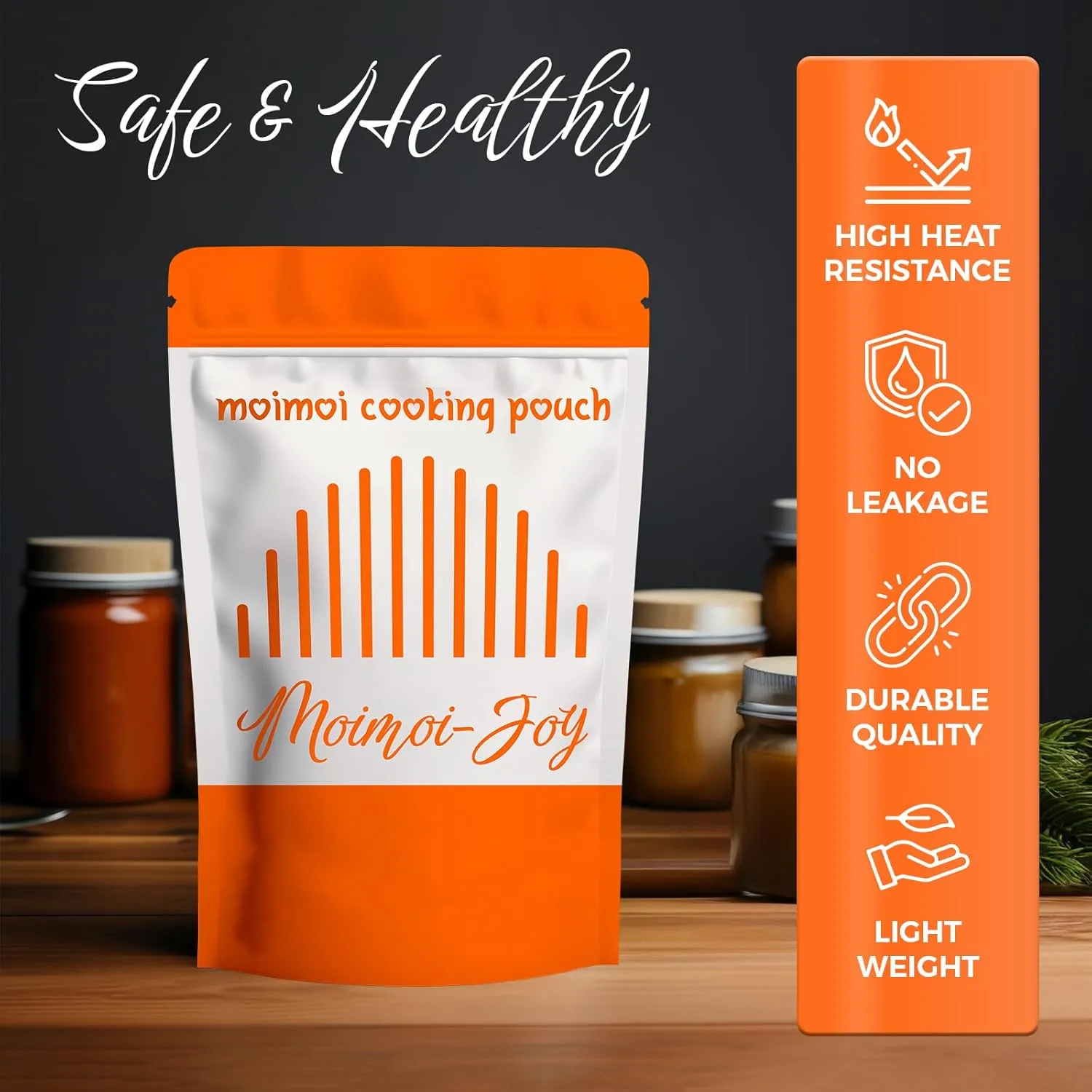 MoiMoi Cooking Pouch Pack of 50 - Perfect for Moi Moi, Ekuru, Agidi, Eko, Ogi, & More - Cut Cooking Time by 80% - BPA-Free, Reusable Bags