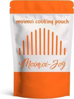 MoiMoi Cooking Pouch Pack of 50 - Perfect for Moi Moi, Ekuru, Agidi, Eko, Ogi, & More - Cut Cooking Time by 80% - BPA-Free, Reusable Bags