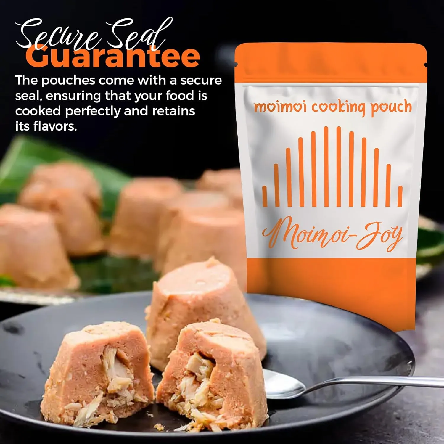 MoiMoi Cooking Pouch Pack of 50 - Perfect for Moi Moi, Ekuru, Agidi, Eko, Ogi, & More - Cut Cooking Time by 80% - BPA-Free, Reusable Bags