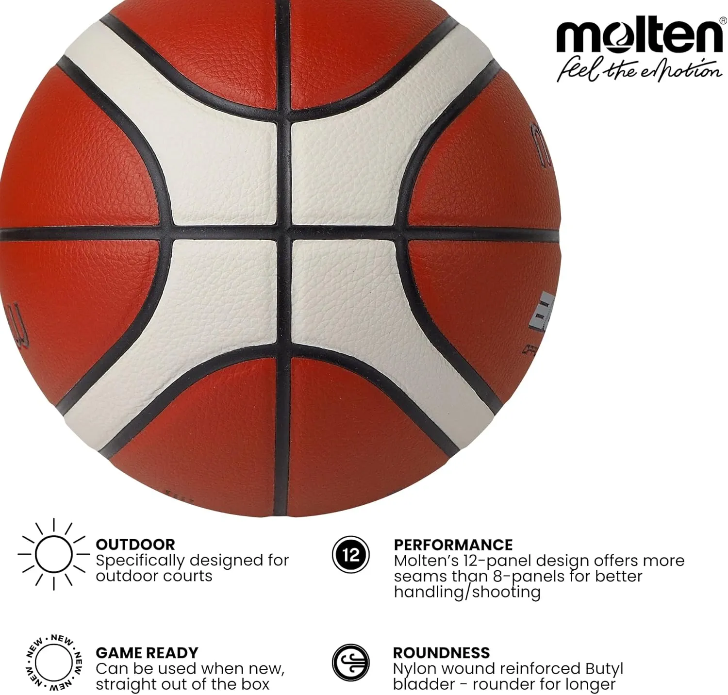 Molten Basketball, Indoor/Outdoor