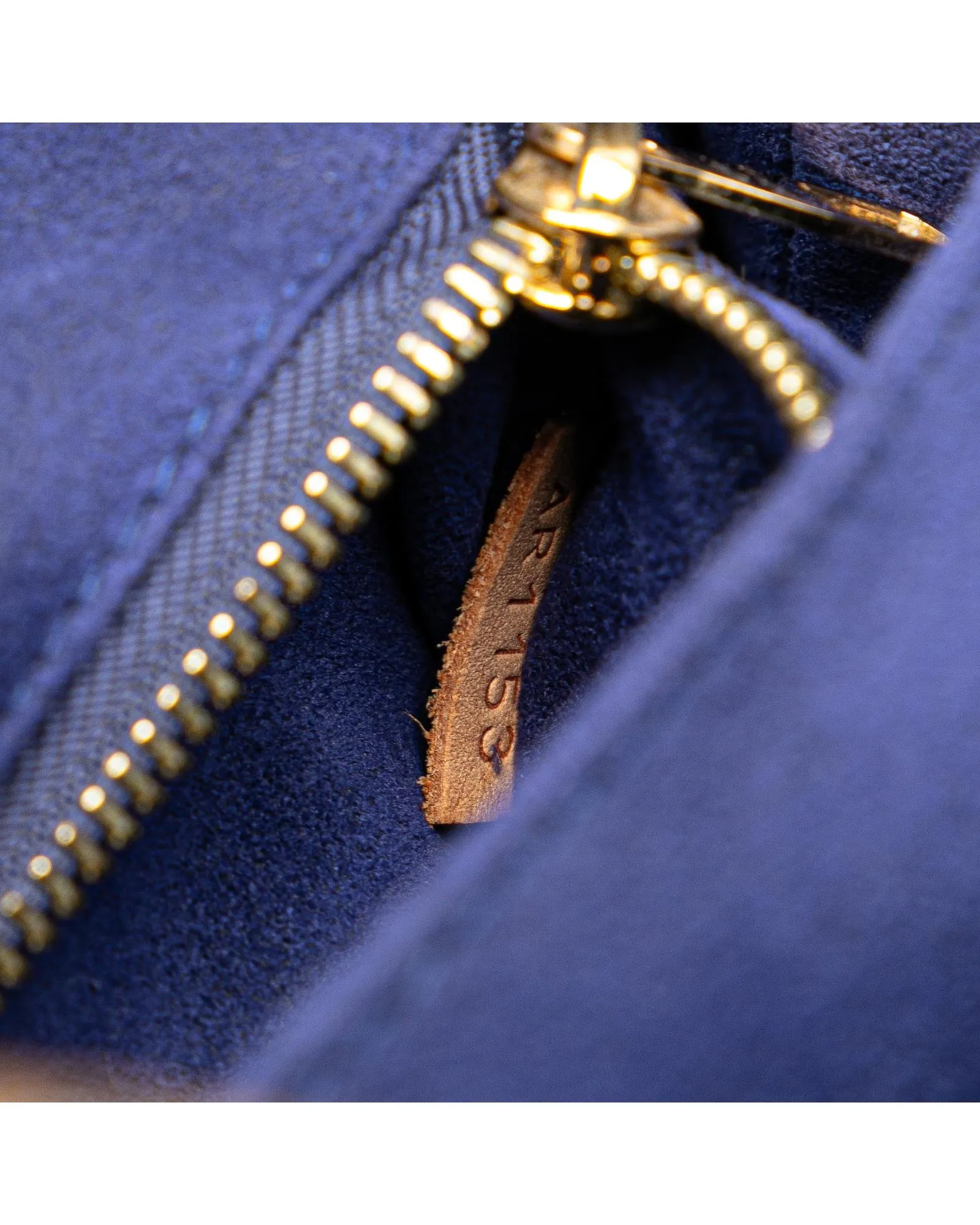 Monogram Canvas and Leather Bag with S-Lock Closure