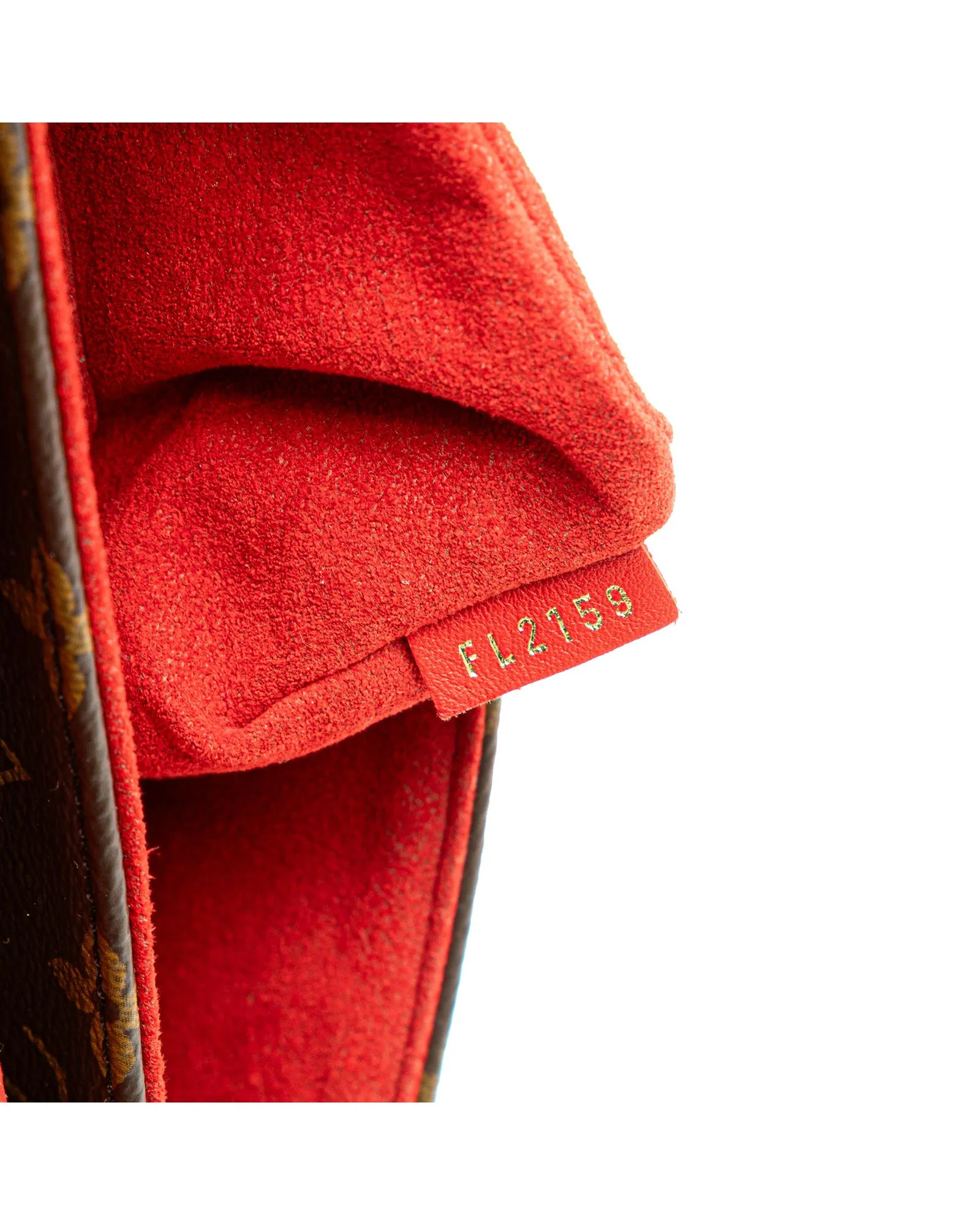 Monogram Canvas Locky Bag with Padlock Closure and Detachable Strap