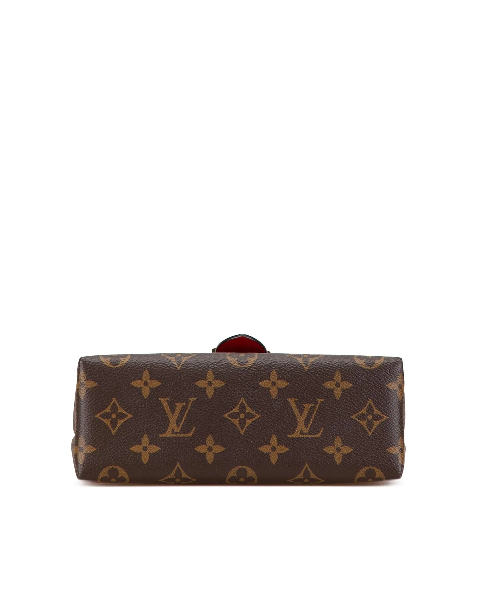 Monogram Canvas Locky Bag with Padlock Closure and Detachable Strap