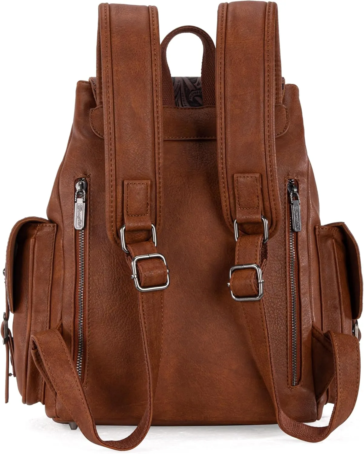 Montana West x Wrangler Backpack Purse for Women Men Western Backpack Floral Tooled Travel Bags