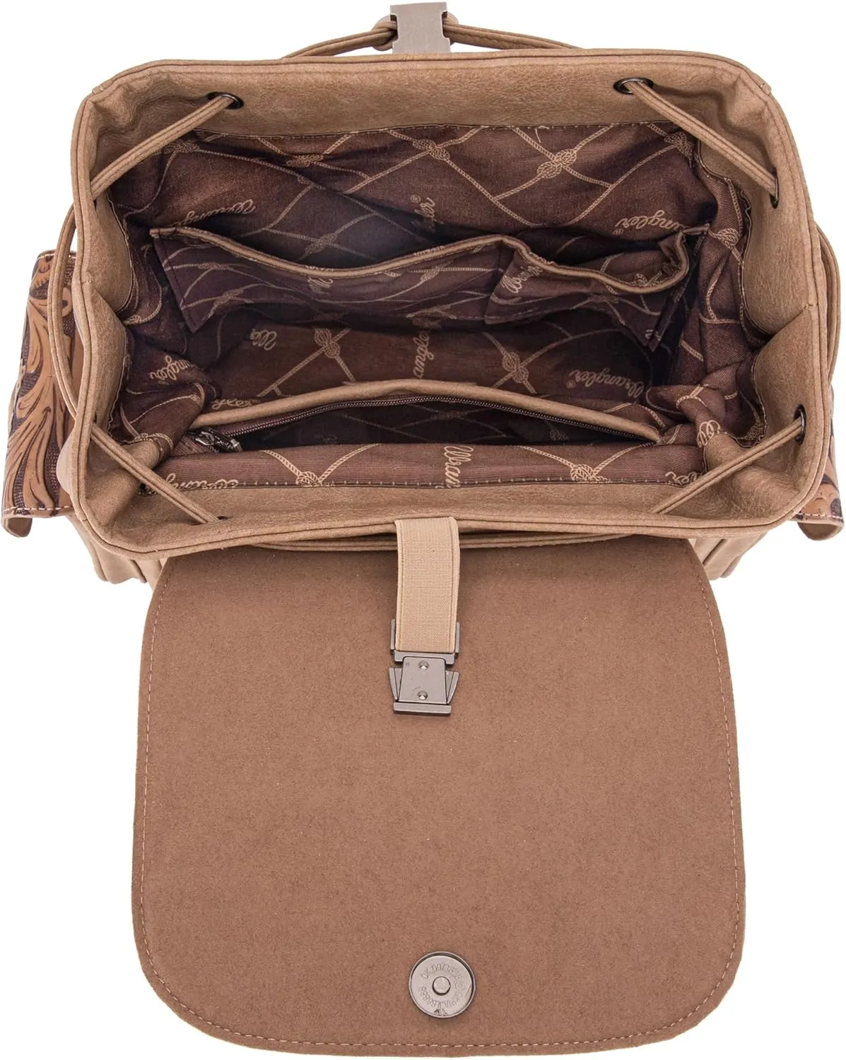Montana West x Wrangler Backpack Purse for Women Men Western Backpack Floral Tooled Travel Bags