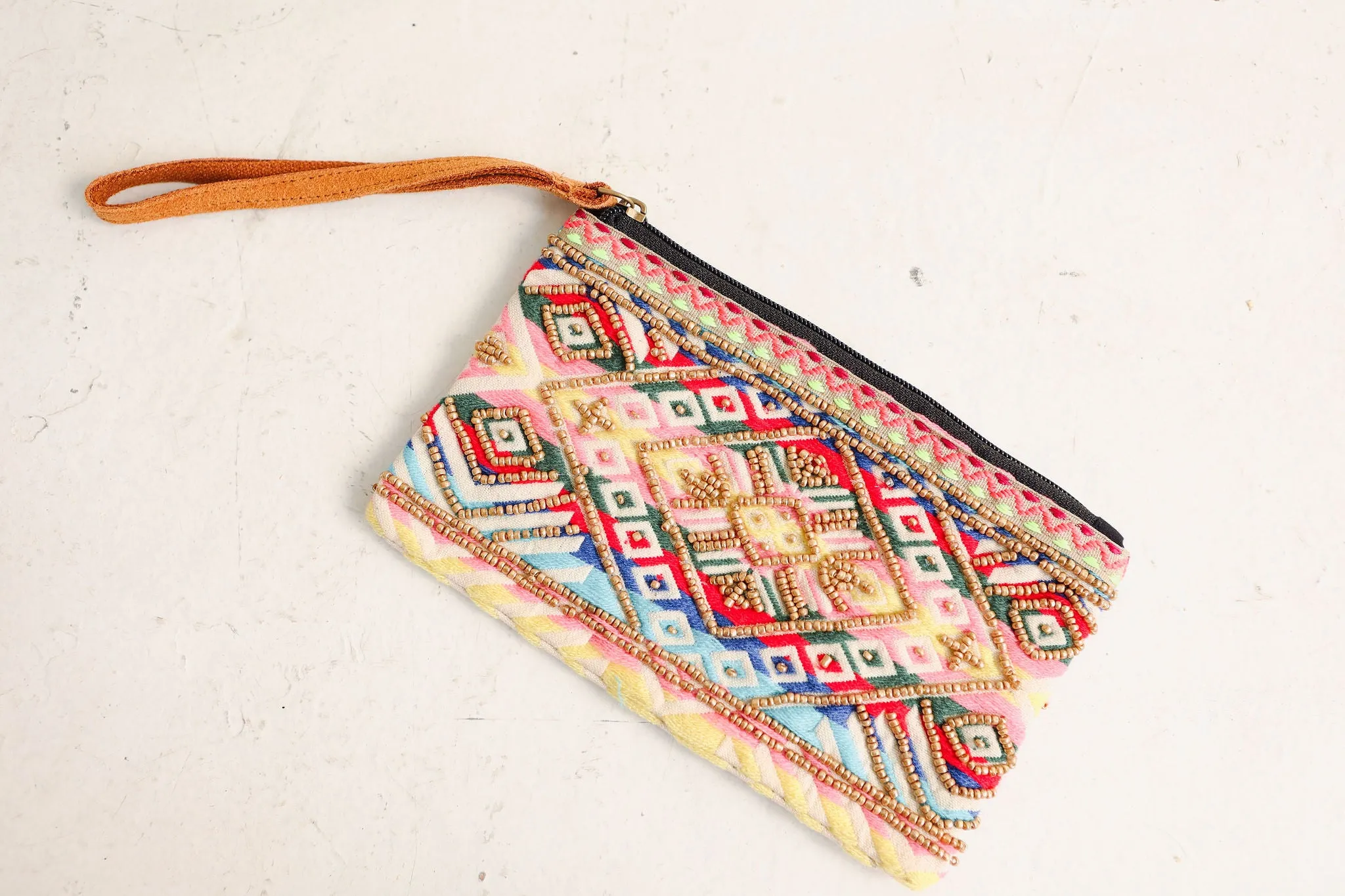 MOSAIC Beaded Clutch