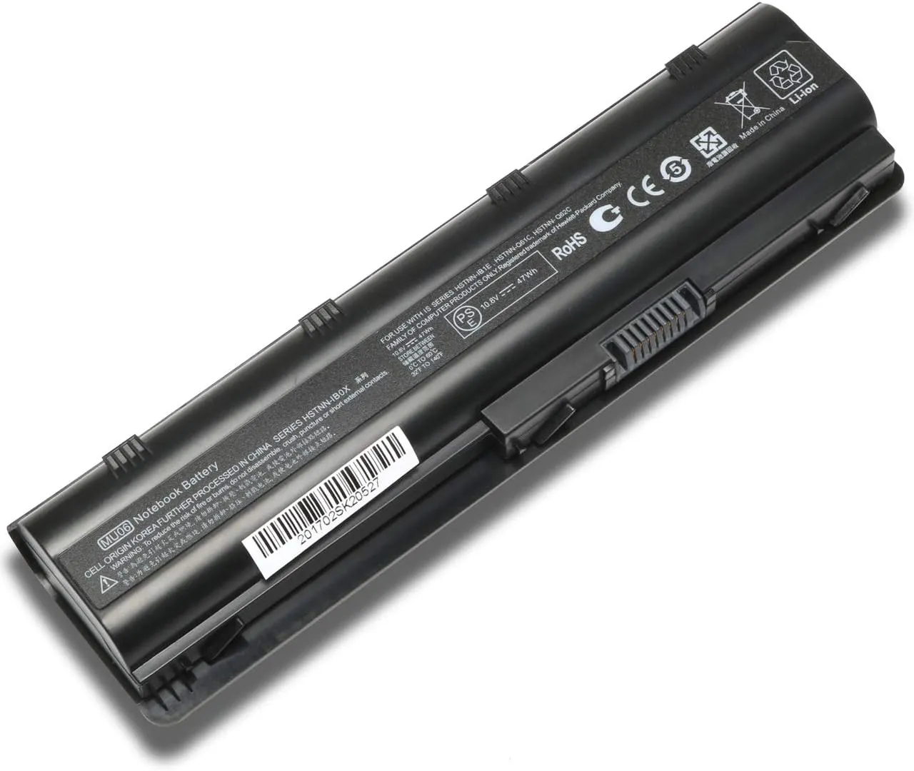 MU06 MU09 Laptop Battery Replacement for HP 593553-001 593554-001 Pavilion G6 G7 G62 G72 G4 DV6 DV7 DM4 2000 Compaq Presario CQ32 CQ42 CQ43 CQ56 CQ57 CQ62 CQ72 [10.8V 47WH]