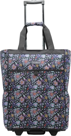 Multi-Purpose Rolling Tote-Dianthus