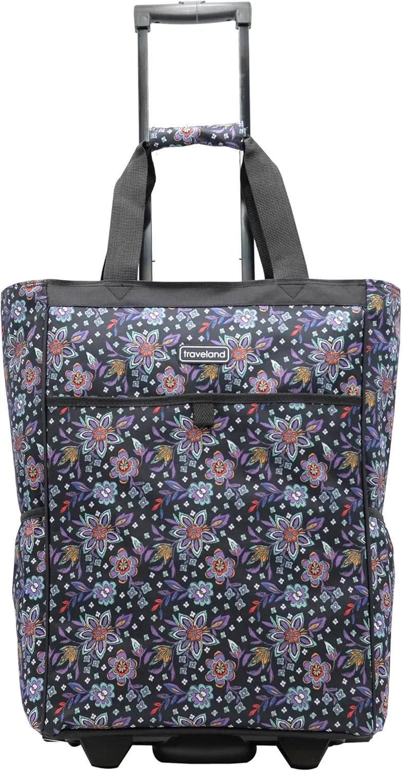 Multi-Purpose Rolling Tote-Dianthus