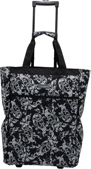 Multi-Purpose Rolling Tote-Floral