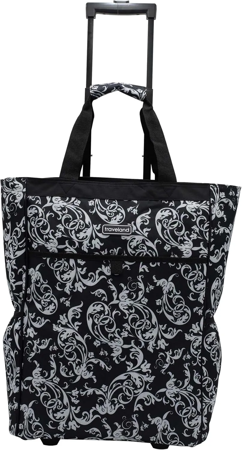 Multi-Purpose Rolling Tote-Floral