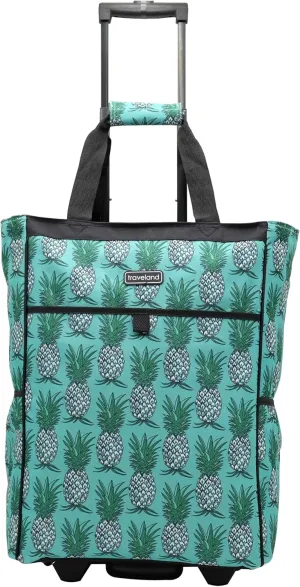 Multi-Purpose Rolling Tote-Pineapple