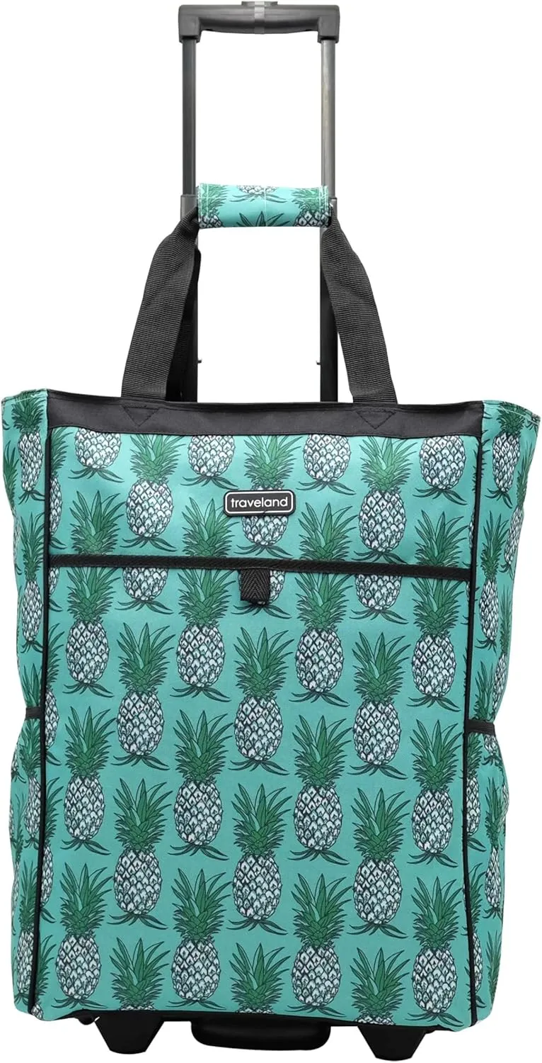 Multi-Purpose Rolling Tote-Pineapple