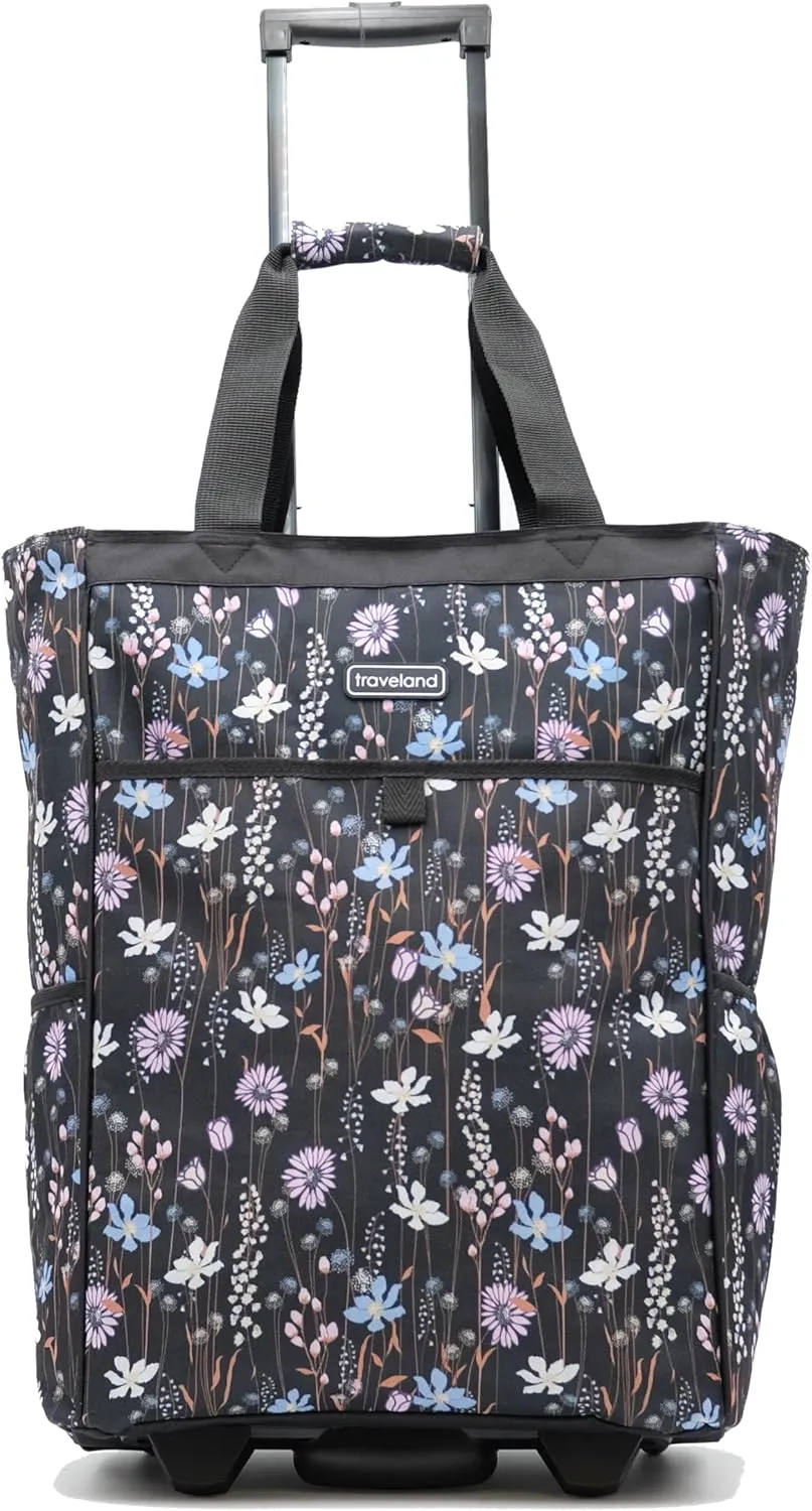Multi-Purpose Rolling Tote-Wild Flower