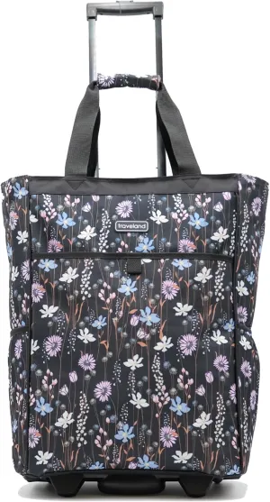 Multi-Purpose Rolling Tote-Wild Flower