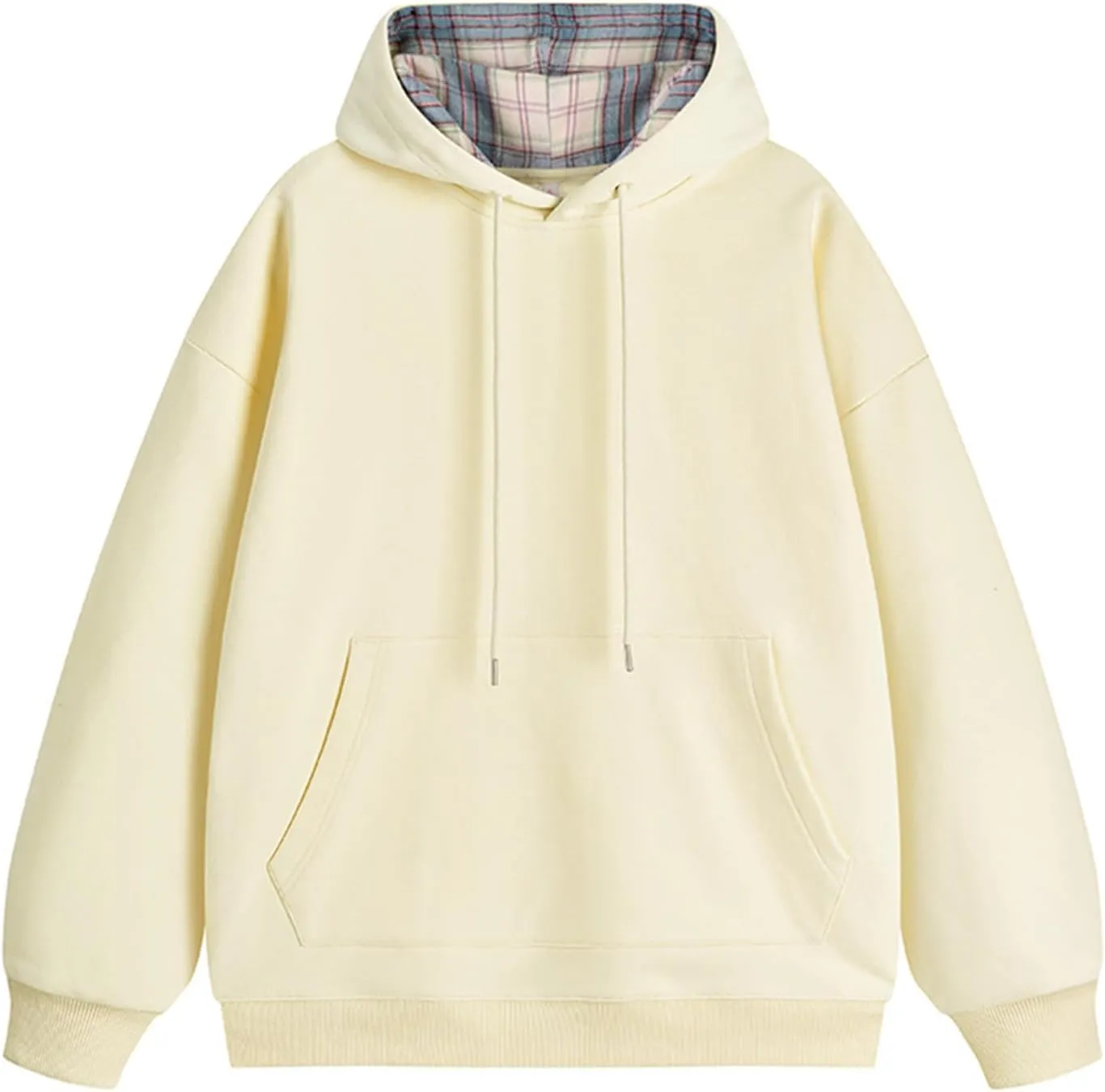 Muscularfit Drawstring Sweatshirts for Men Loose Long Sleeve Solid Casual Hooded Pullover Shirts lightweight Athletic Hoodies
