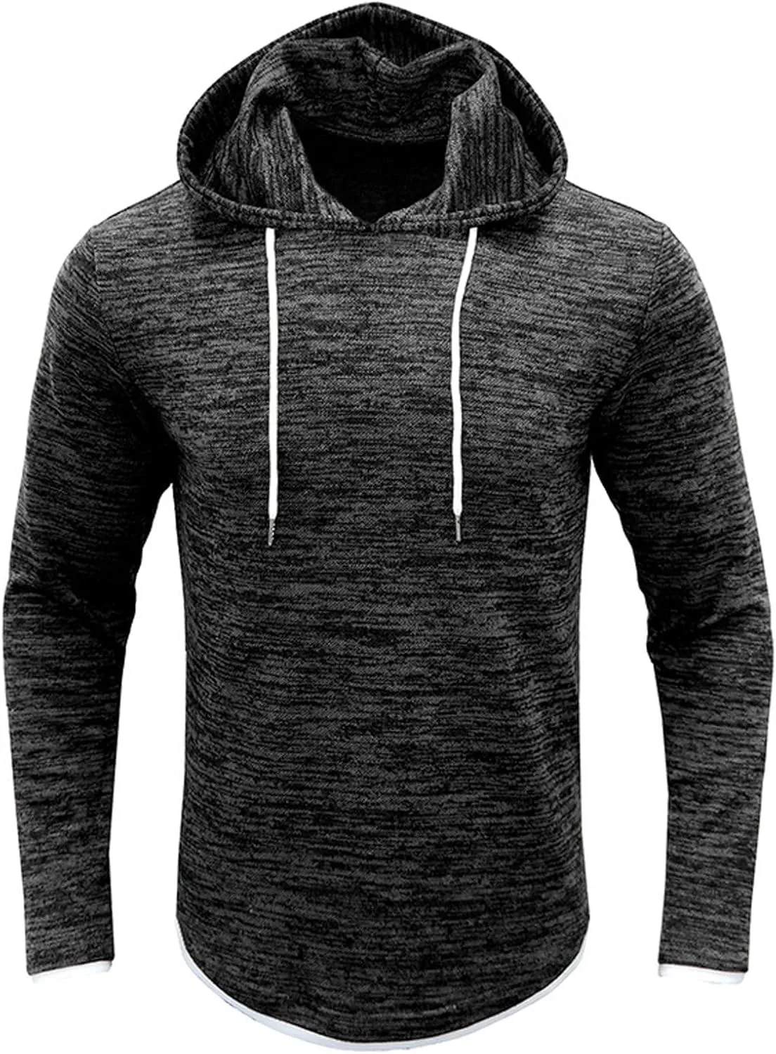 Muscularfit Workout Sweatshirts for Men Loose Fit Long Sleeve Cotton Hoodies Pullover Casual Lightweight Gym Athletic Hooded
