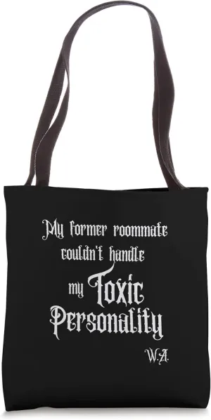 MY FORMER ROOMMATE , WEDNESDAY, DARK SUPERNATURAL GOTHIC Tote Bag