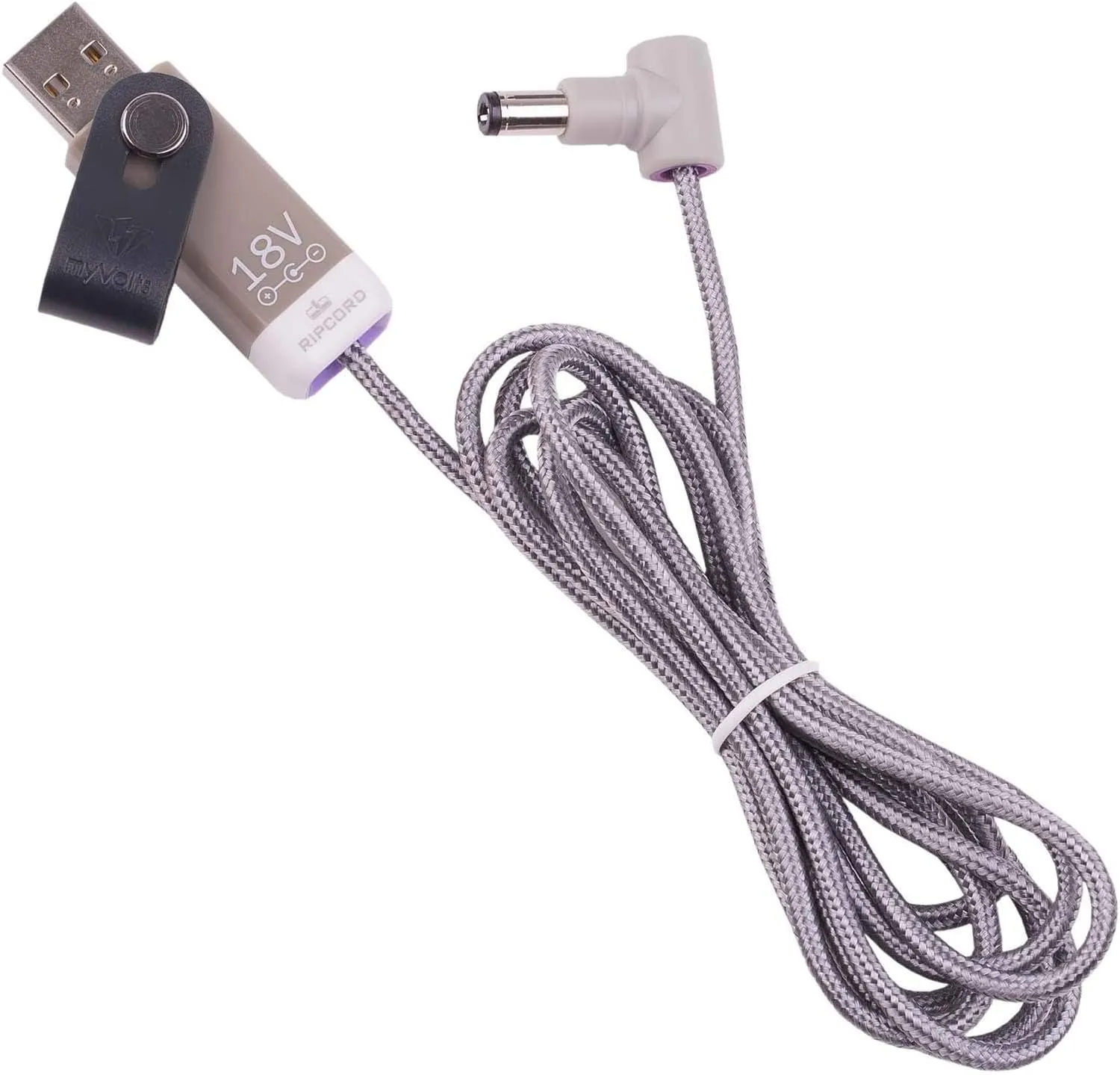myVolts Ripcord USB to 18V DC Power Cable Compatible with Fulltone MDV-1 Effects Pedal