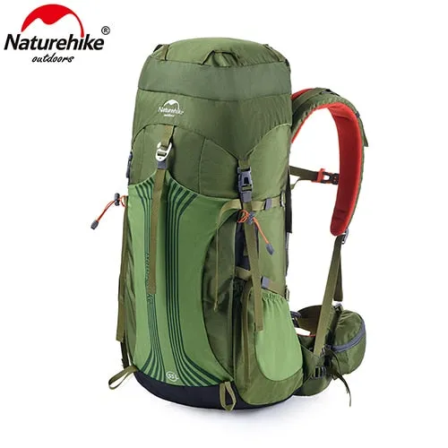 Naturehike 55L 65L Backpack Professional Hiking Bag with