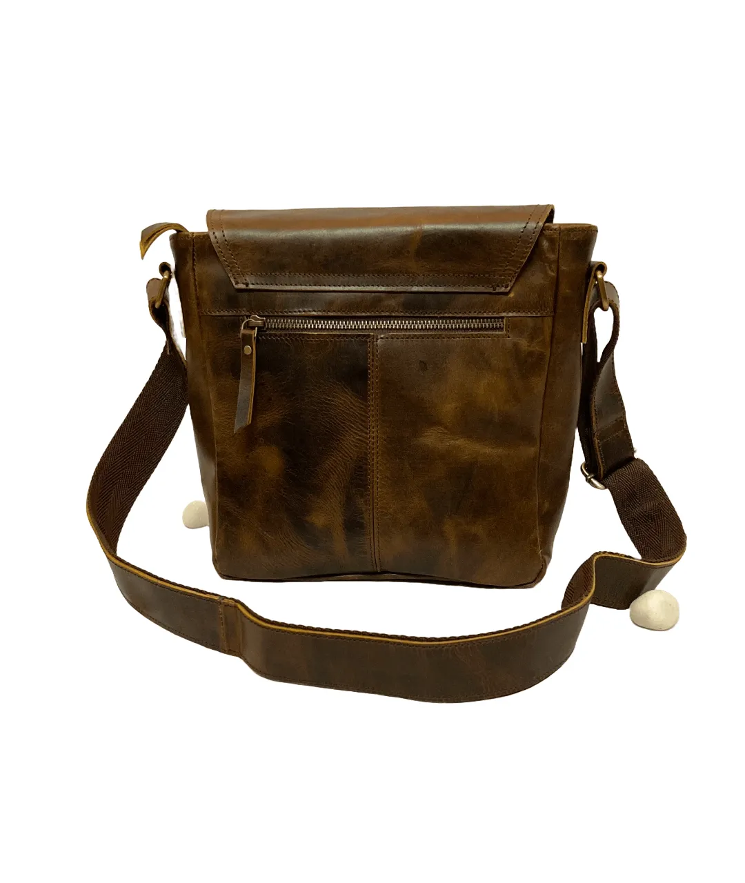 Nera Messenger Bag-Brown