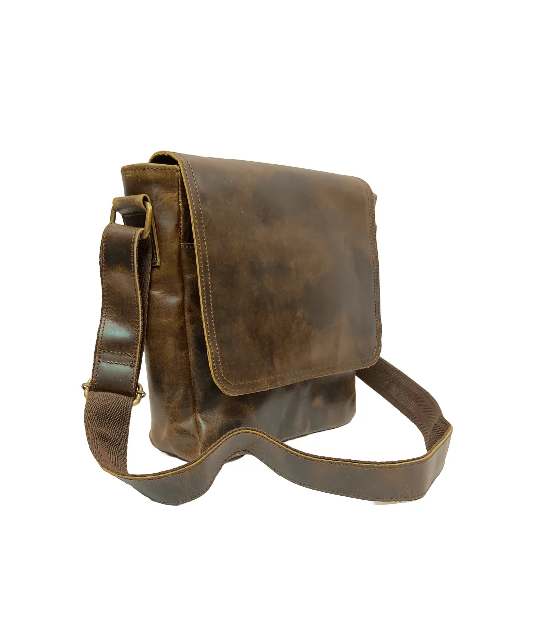 Nera Messenger Bag-Brown