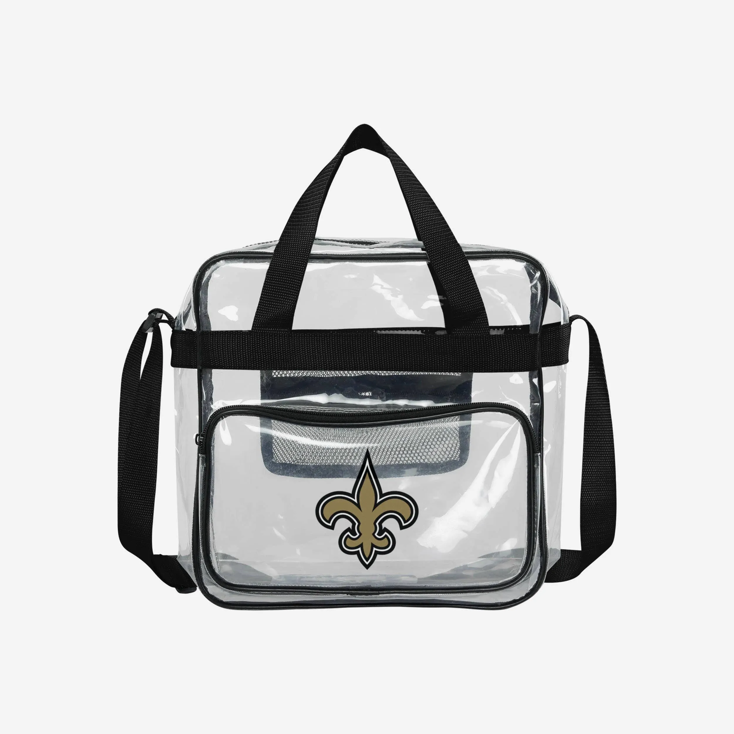 New Orleans Saints Clear Messenger Bag