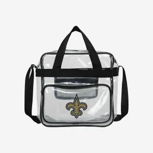 New Orleans Saints Clear Messenger Bag