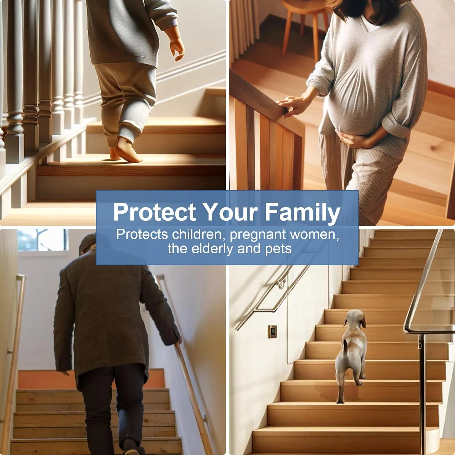 New Thickened Upgraded Stair Edge Trim, 20FT Vinyl Rubber Stair Nosing, Non-Slip Self Adhesive Stair Edge Protector Suitable for Indoor/Outdoor Stairs, Non-Slip and Waterproof