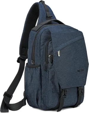 NICGID Sling Bag Backpack, 13.3'' 14.1'' Laptop Bag Crossbody Shoulder Chest Backpacks Travel Outdoors for Men Women