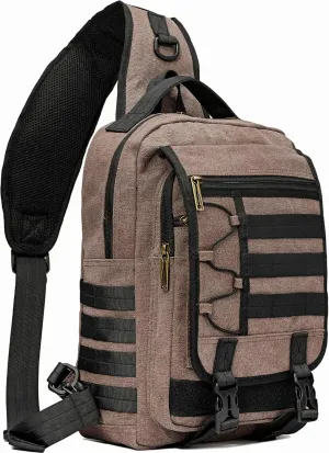 NICGID Sling Bags Chest Shoulder Backpacks, 13.3'' 14.1'' 15.6''Laptop Backpack Crossbody Messenger Bag Travel Outdoor