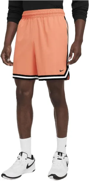 Nike DNA Men's Dri-FIT 6" UV Woven Basketball Shorts (Light Wild Mango/Black/Black, FN2659-643) Size Medium