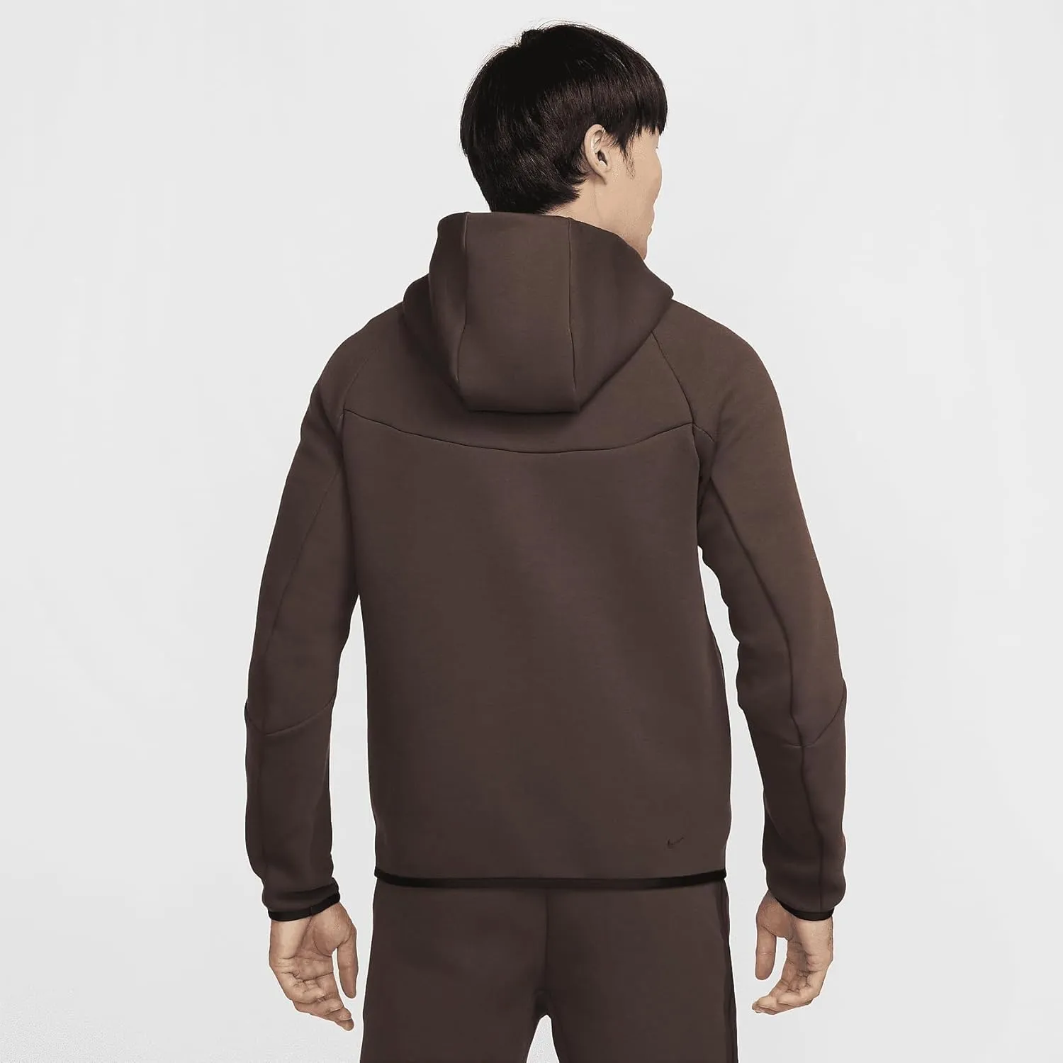Nike Tech Men's Full-Zip Windrunner Hoodie (HV0949-237, Baroque Brown/Black)