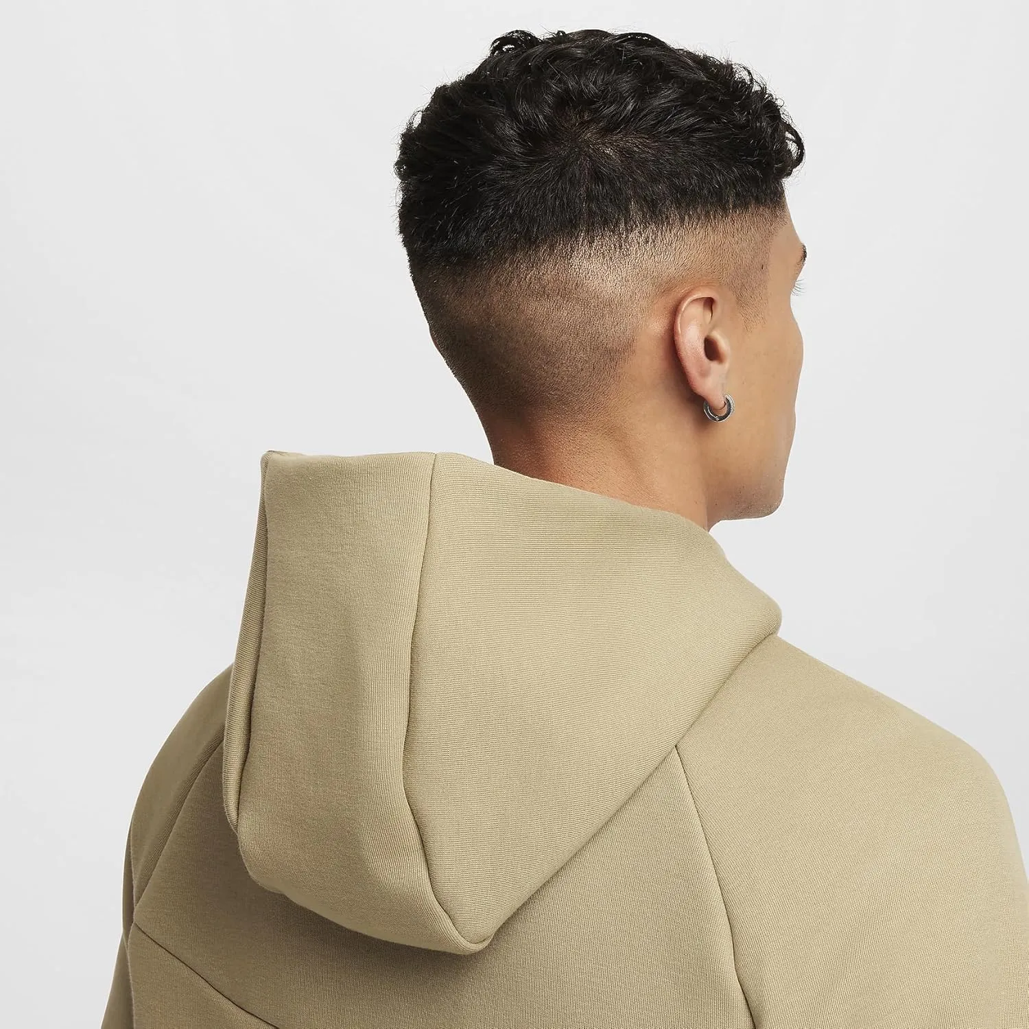 Nike Tech Men's Full-Zip Windrunner Hoodie (HV0949-277, Neutral Olive/Black)