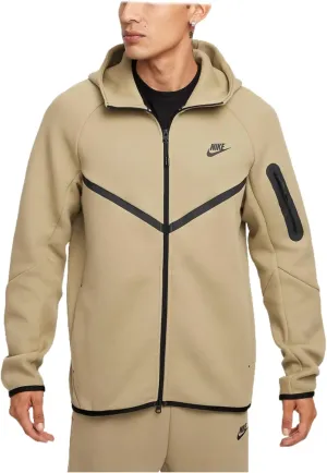 Nike Tech Men's Full-Zip Windrunner Hoodie (HV0949-277, Neutral Olive/Black)