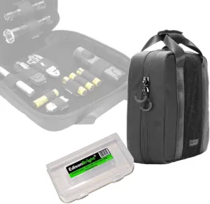 Nitecore NTC10 Tactical Gear Carry case with EdisonBright BBX3 Battery case