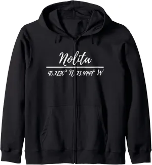 Nolita New York NY Neighborhood Latitude Longitude Zip Hoodie