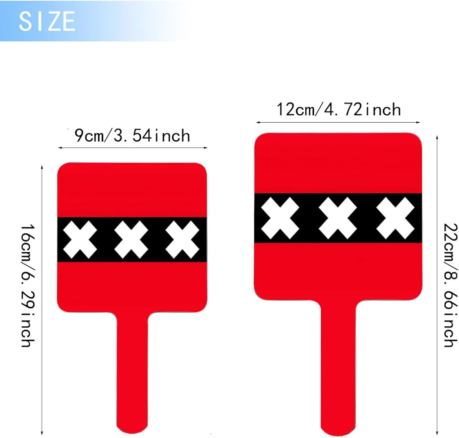 Novelty Amsterdam Flag Handheld Makeup Mirror Square Travel Cosmetic Mirror Portable Vanity Mirror Tool Fit Daily, Shaving, Beautify, Travel Black 9×16Cm