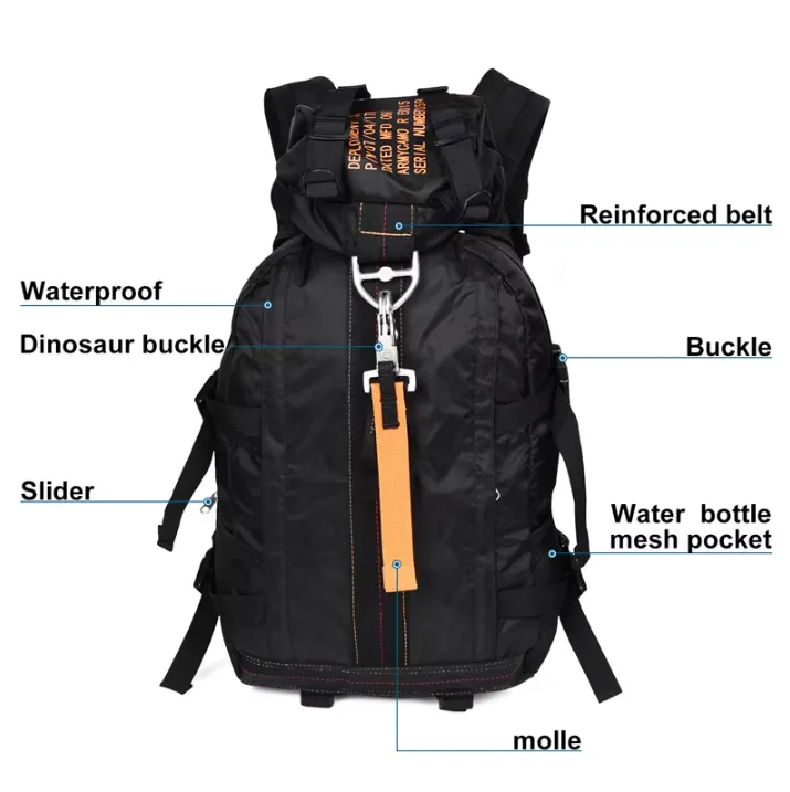Nylon Waterproof Backpack for Men & Women